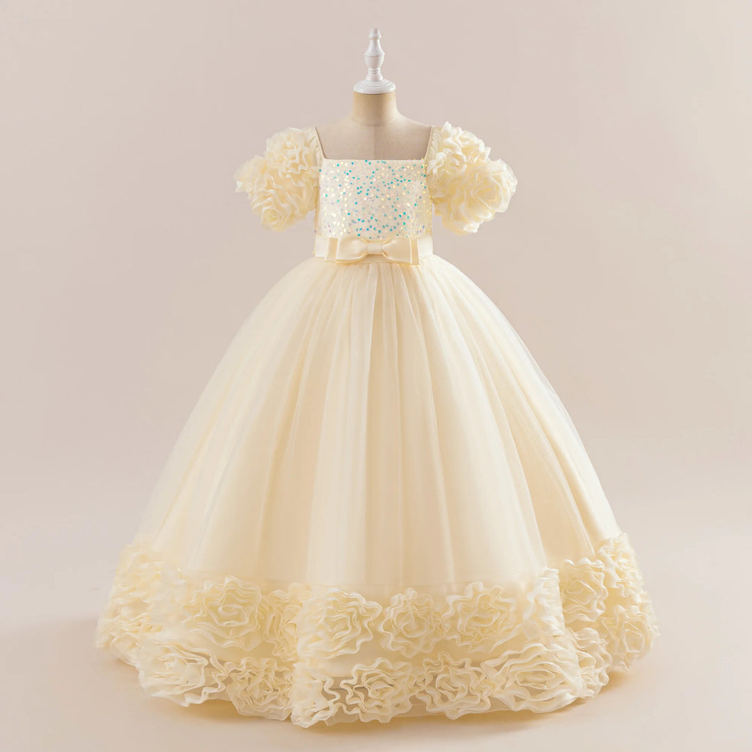 Sweet Fluffy Sequins Girl&