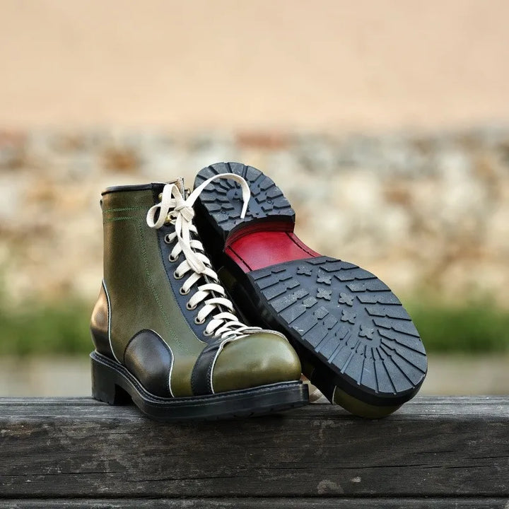 Mixed Color High Top Ventilate Shoes