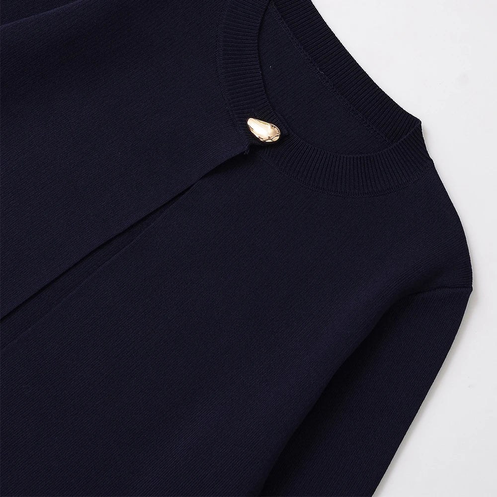 Elegant One Button Loose Cardigan