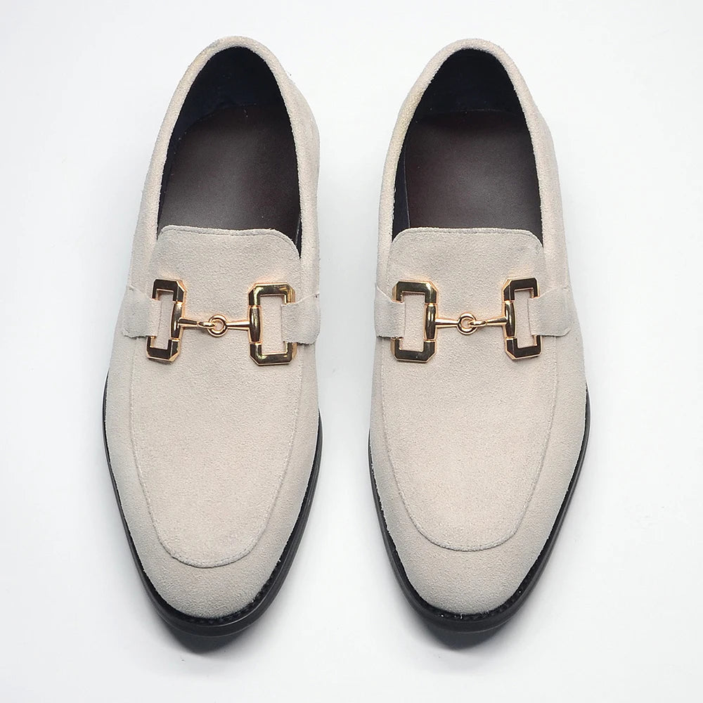 Classic Suede Horsebit Loafers