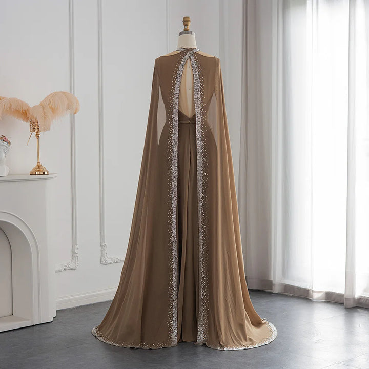 Ready For The Night Twist Formal Shawl Dress