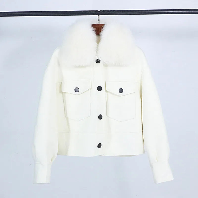 Stunning Double-sided Loose Wool Coat
