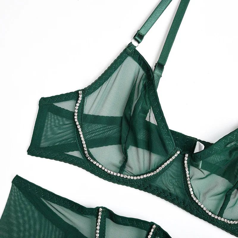 Sparkling Tassels Lingerie Set