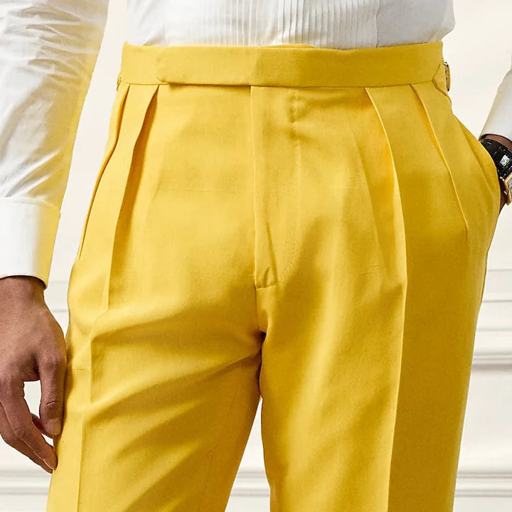 British Elegant Style Dress Pants