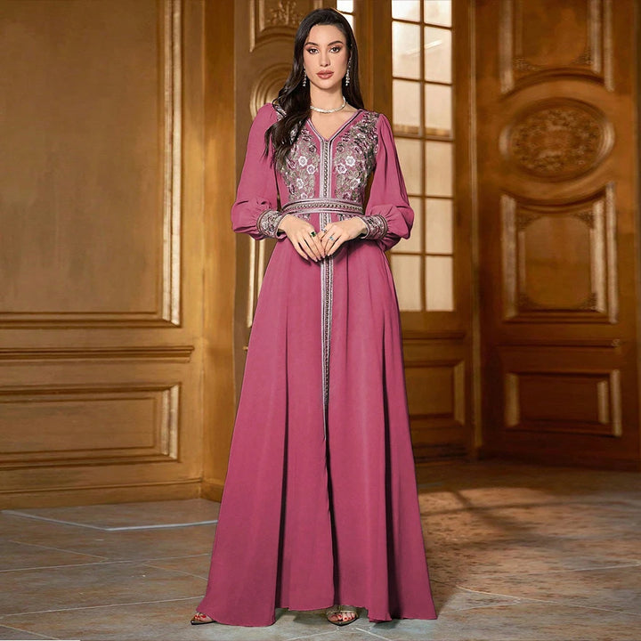 Turkish Embroidered Abaya Dress