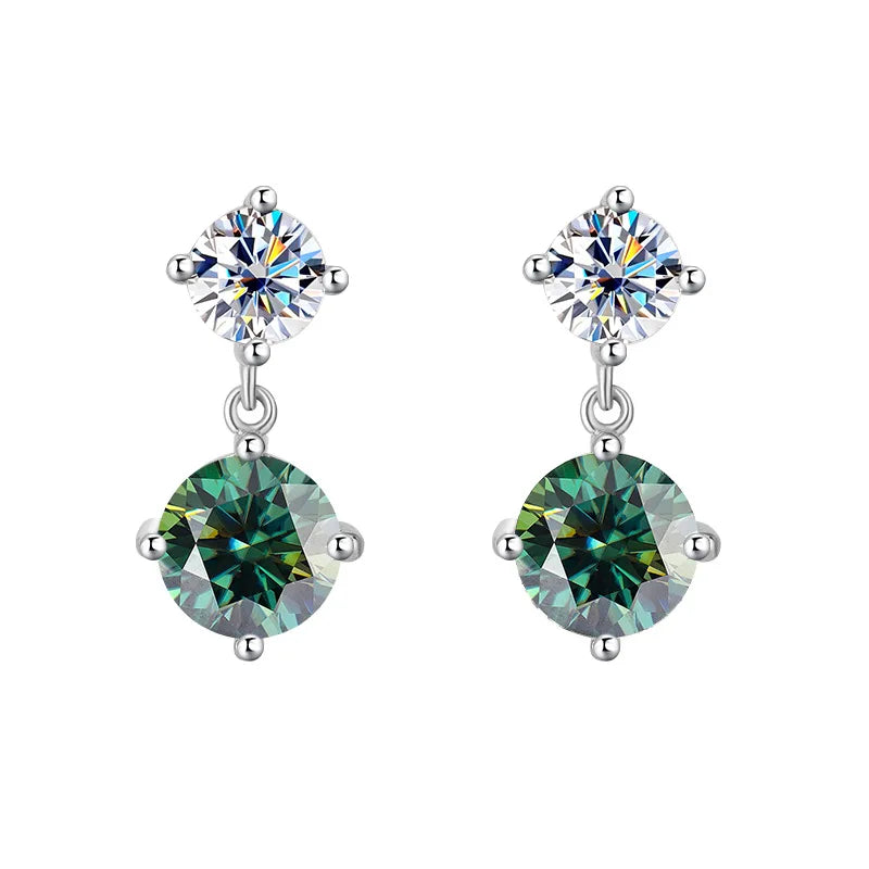 Alluring Moissanite Tassel Earrings