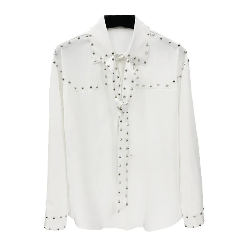 Smart Rivet Details Casual Shirt