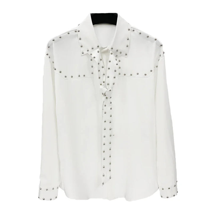 Smart Rivet Details Casual Shirt