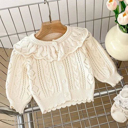 Elegant Toddler Baby Girl Knitting Cardigan