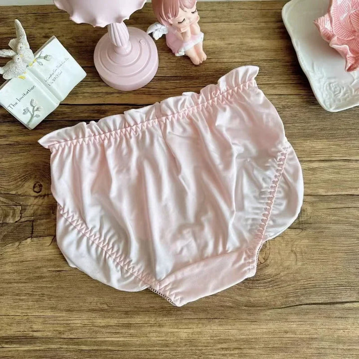 Soft Lolita Bow Silk Underwear