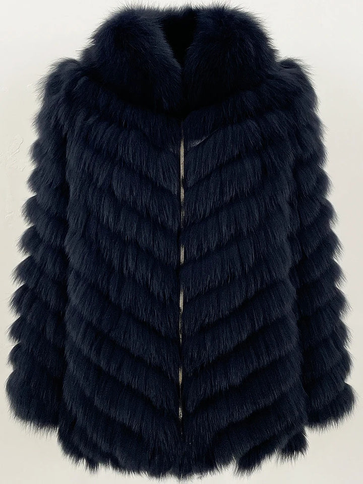 Luxury Real Fur Streetwear Coat