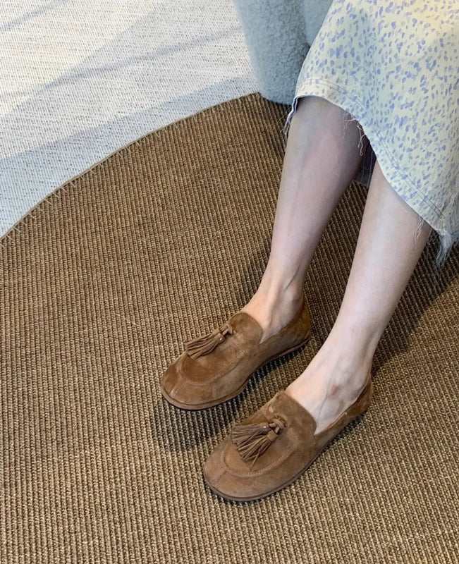 Classic Tassel Women Slip-On Loafers