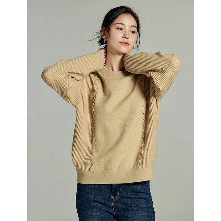 Round Neck Loose Warm Sweater