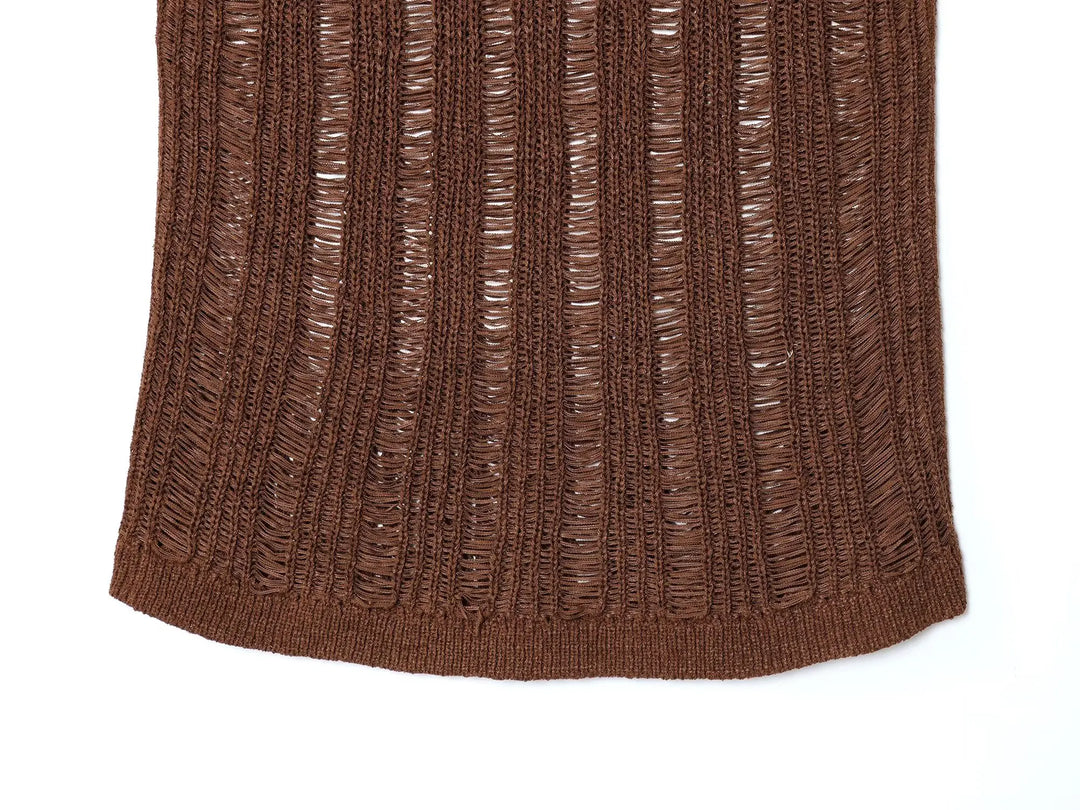 Smooth French Knitted Sleeveless Top