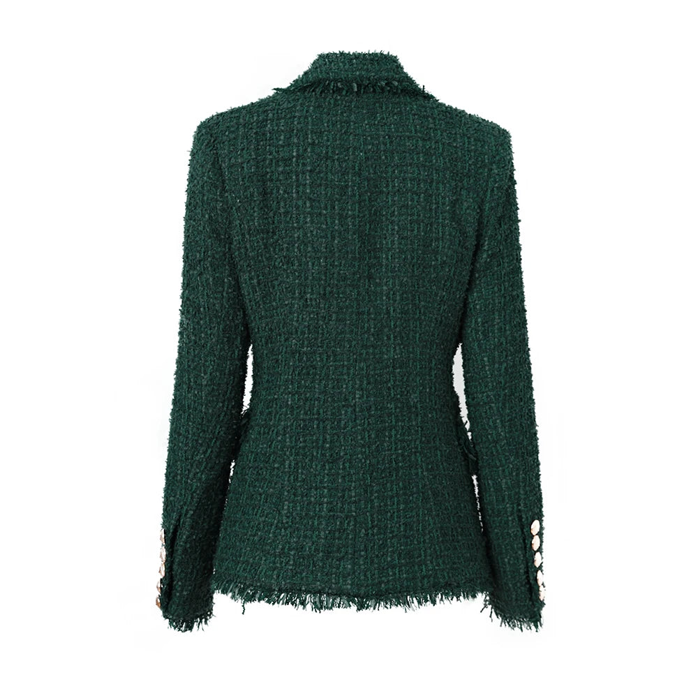 Woolen Tassel Tweed Blazer