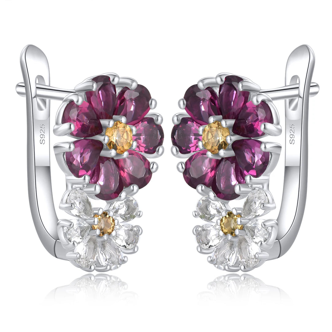 Exquisite Genuine Birthstone Earrings