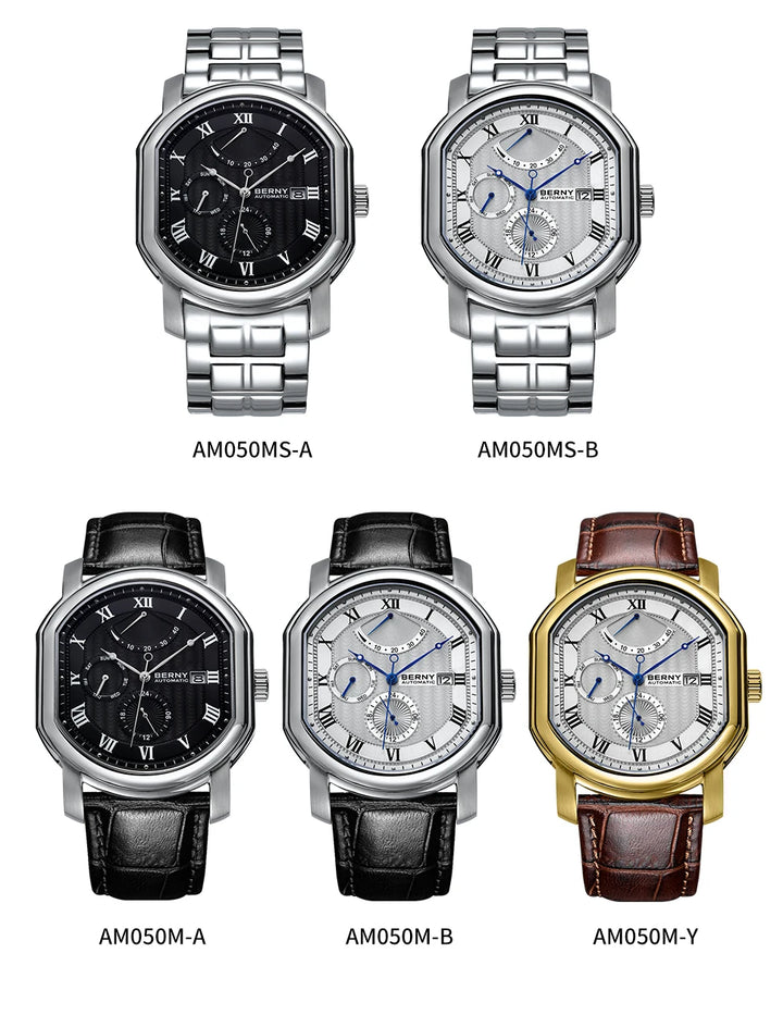 Classic Sapphire Crystal Mechanical Watch