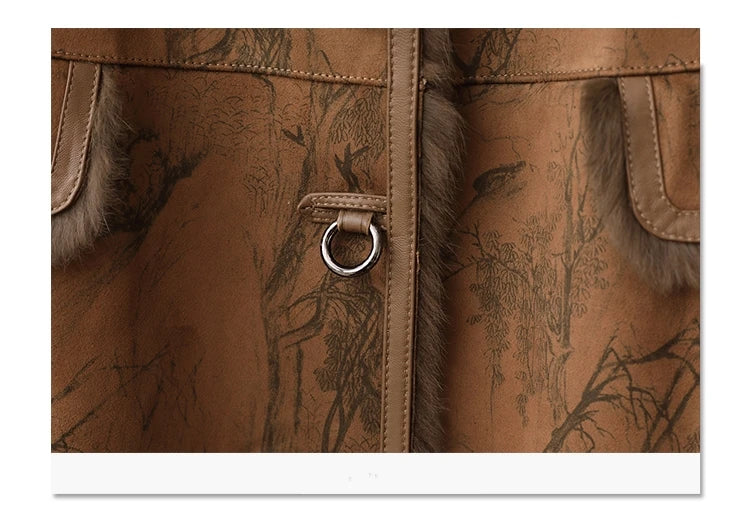 Understated Real Fur Long Coat