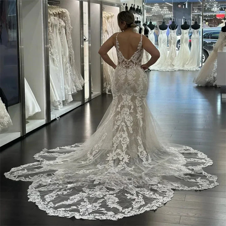 Flawless Applique Tulle Bridal Dress