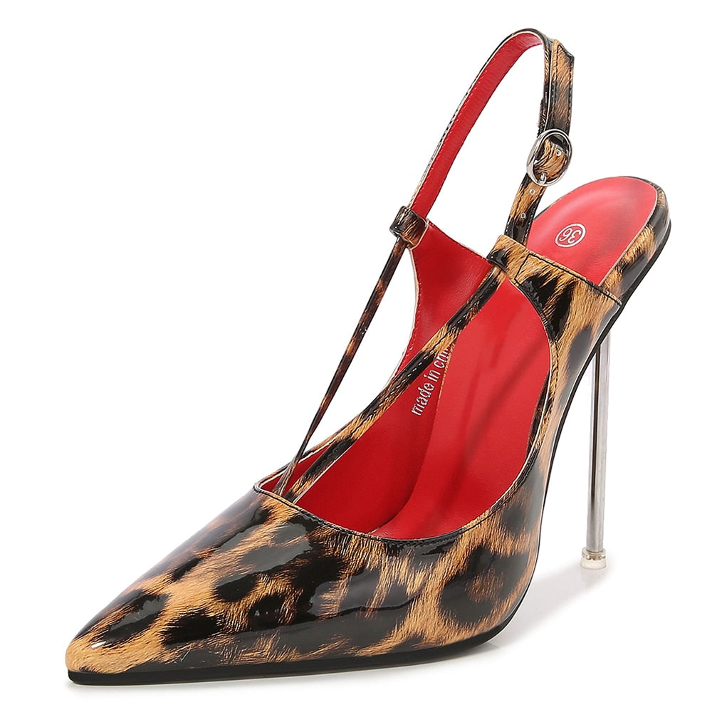 Leopard Print Women Slingback Sandals| All For Me Today