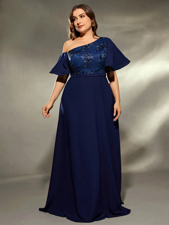 Glamorous Night Sequins Evening Dress