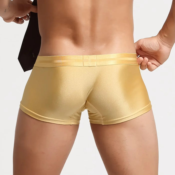 Shiny Ice Silk Boxer Shorts