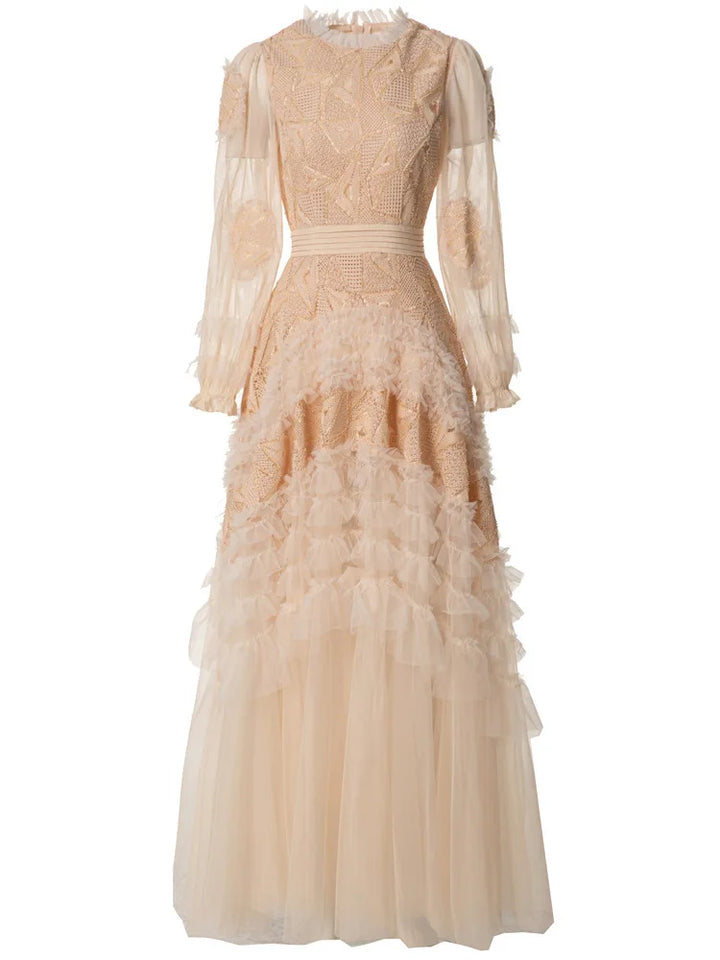 Sequins High Waist Midi Party Dress
