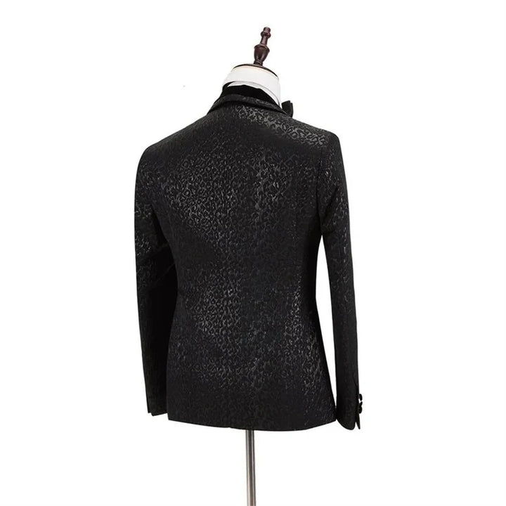 Floral Tuxedo 2-Piece Jacquard Suit