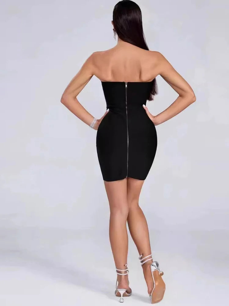 Glamorous Star Glitter Mini Dress