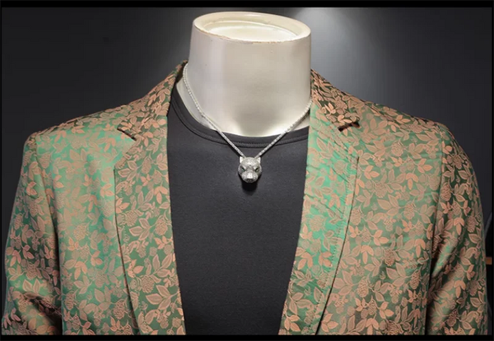 Fancy Printed Slim Fit Blazer