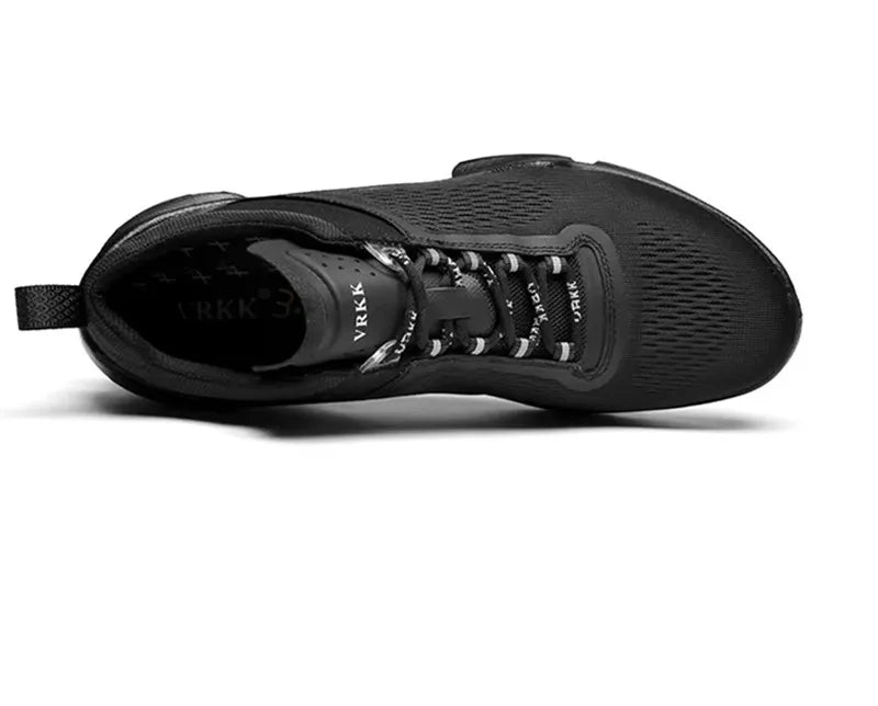 Breathable Lace-Up Casual Sneakers