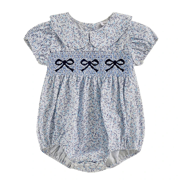 Beautiful Floral Embroidered Romper