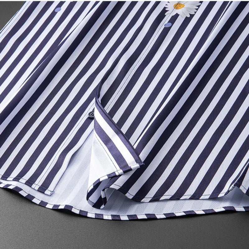 Stripe Printed Casual Shirt