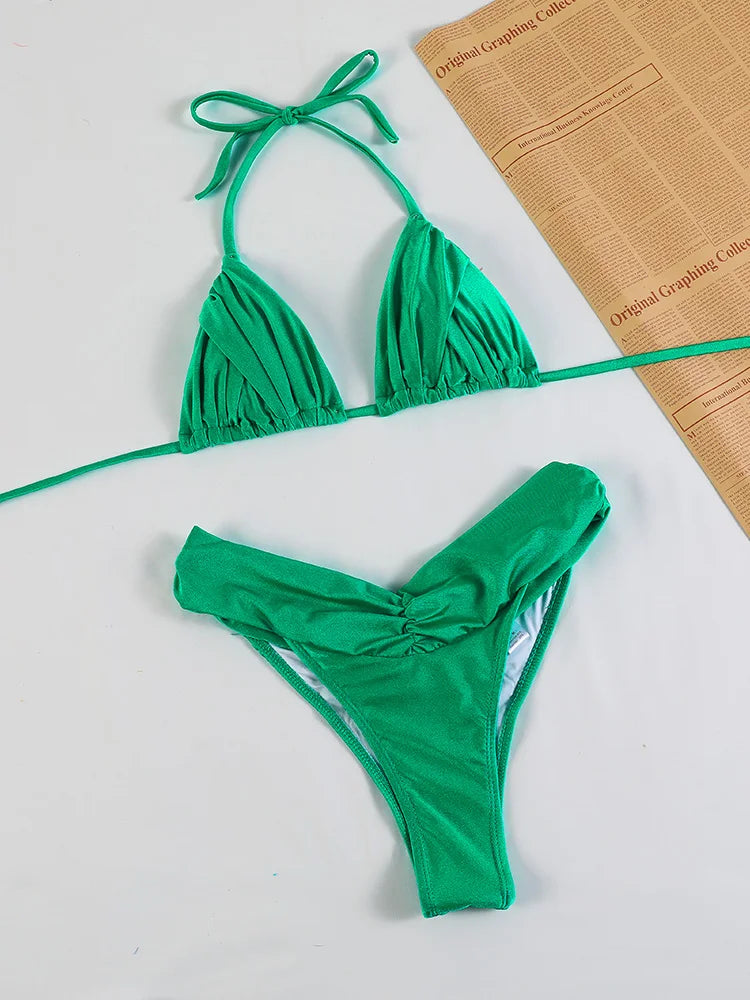 Classic Triangle Micro Bikini Set