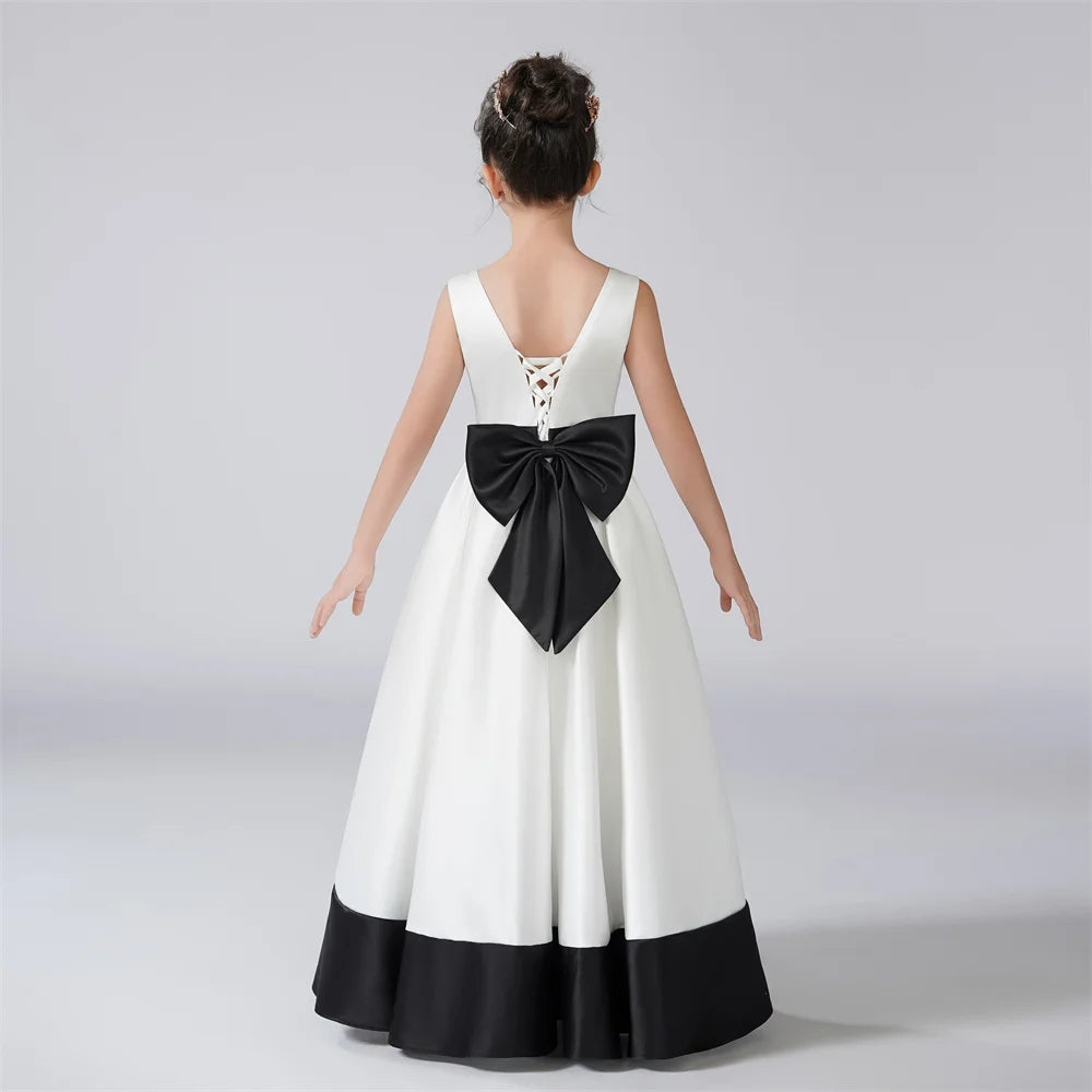 Detachable Bow Formal Princess Gown