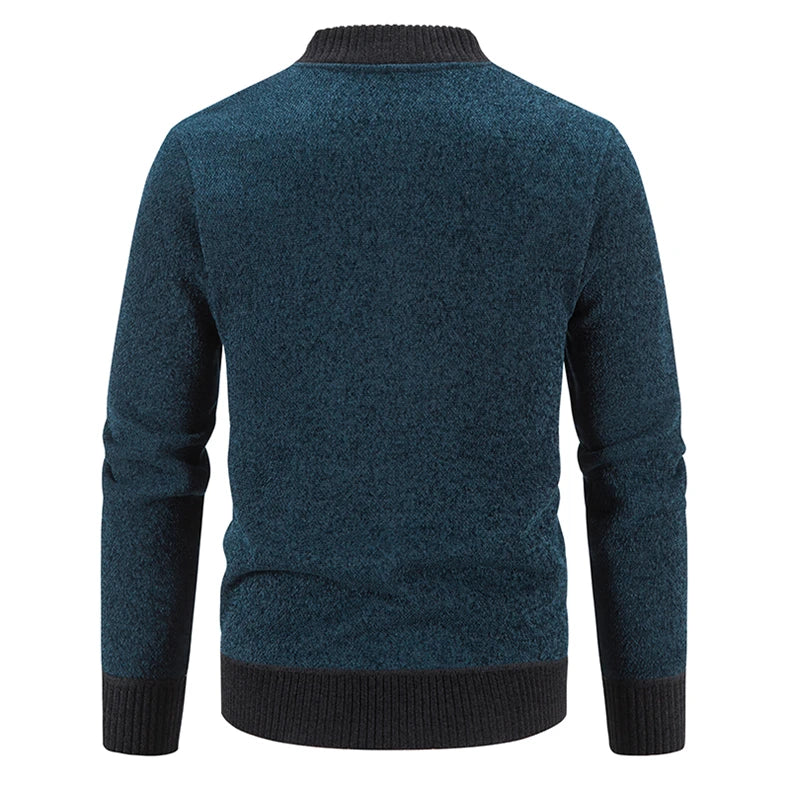 Rollneck Knitted Jacket