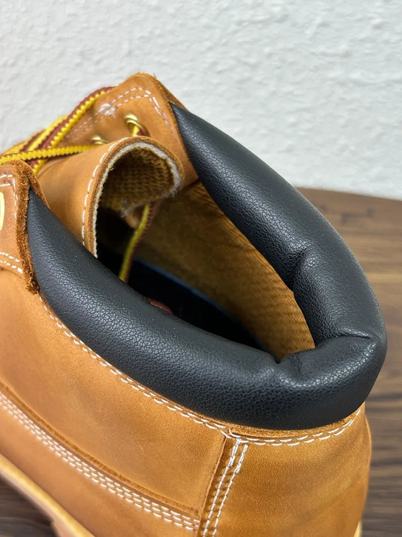 Handmade Retro Leather Hiking Shoes