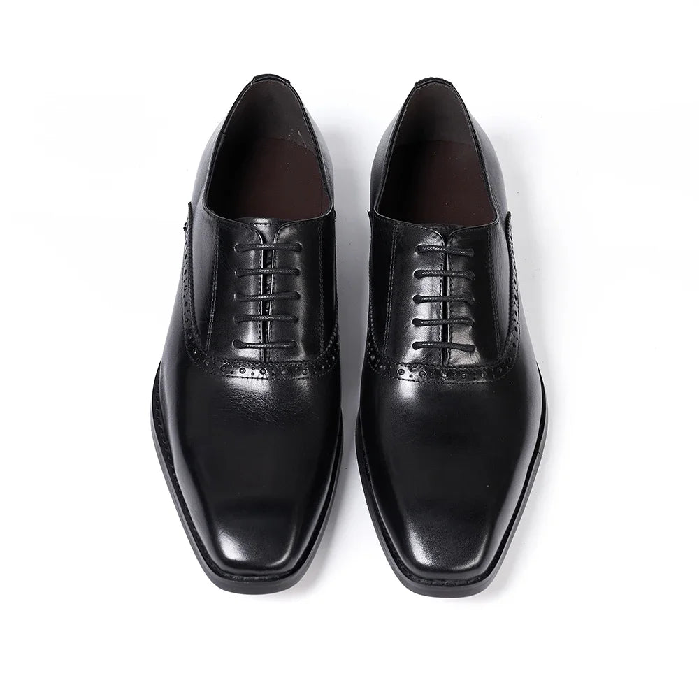 Refined Plain Toe Oxford Shoes