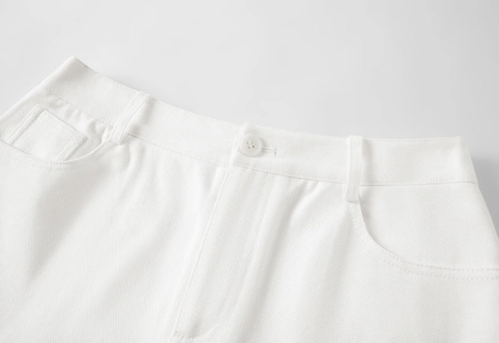 Luxury Hollow Out High-Waisted Shorts