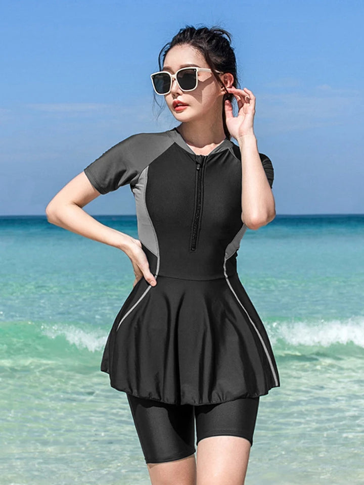 Stunning Tunic Split Swimwear