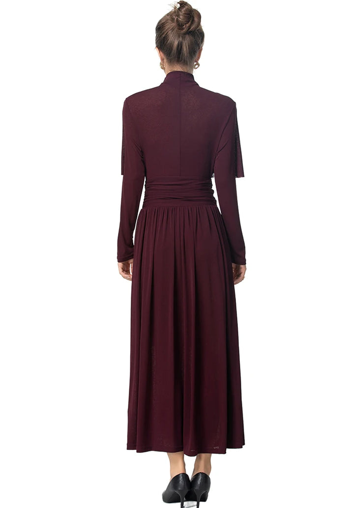Elegant High-Waist Commuter Dress