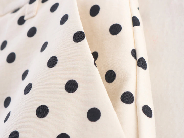 Trendy Polka Dots Mid-rise Shorts