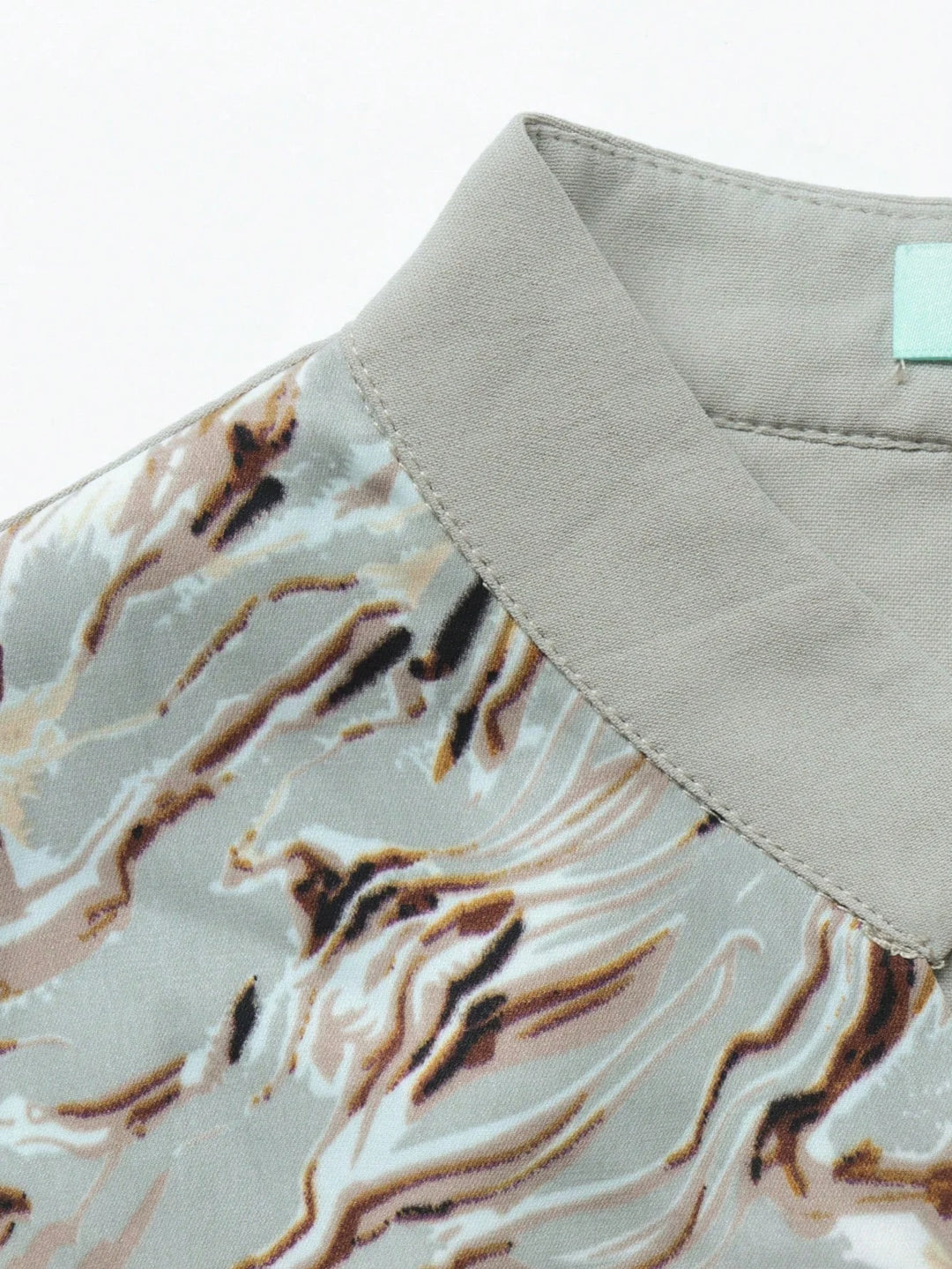 Modest Loose Print Abaya Dress