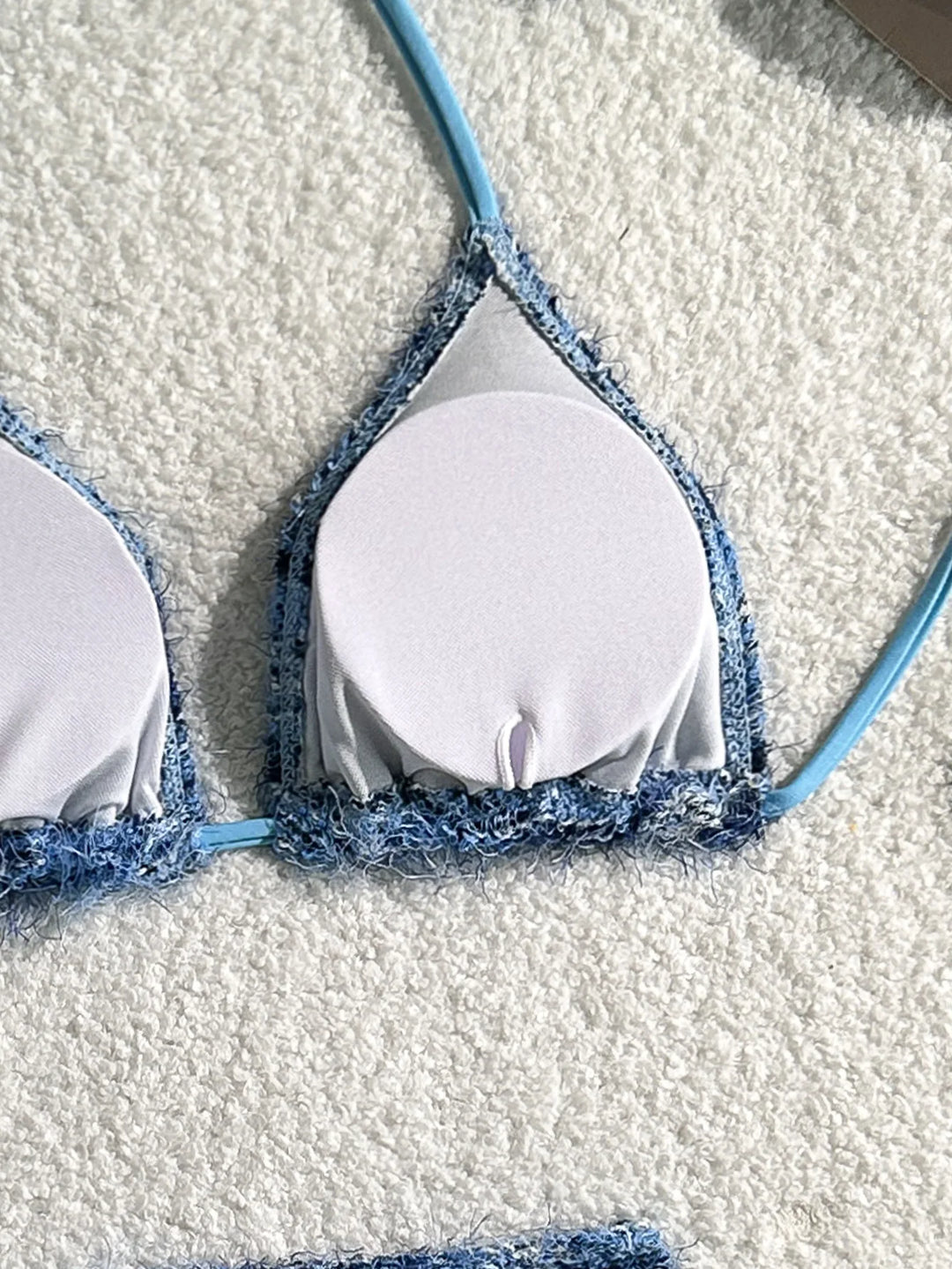 Classic Halter Push Up 3-Pieces Swimsuit