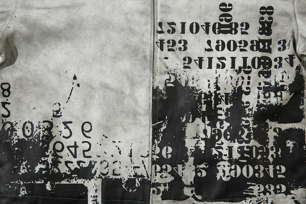 Baggy Streetwear Painted Jacket