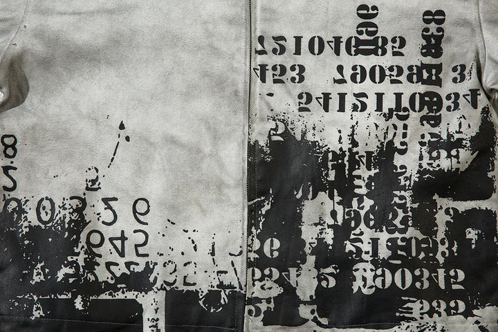 Baggy Streetwear Painted Jacket