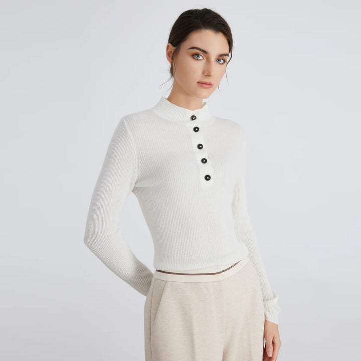 Smart Cashmere Half Turtleneck Jumper
