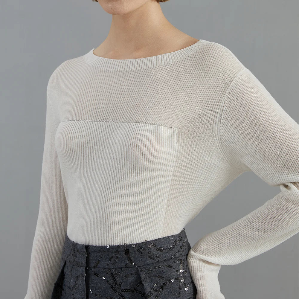 Modish Bright Wool Pullover Sweater
