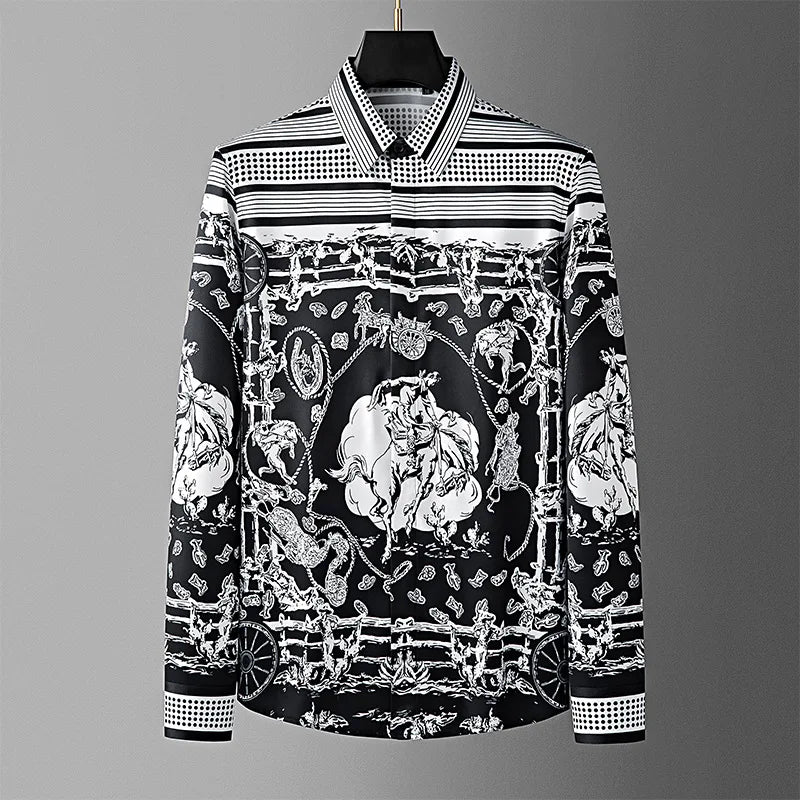 Glorious Printed Social Banquet Shirt