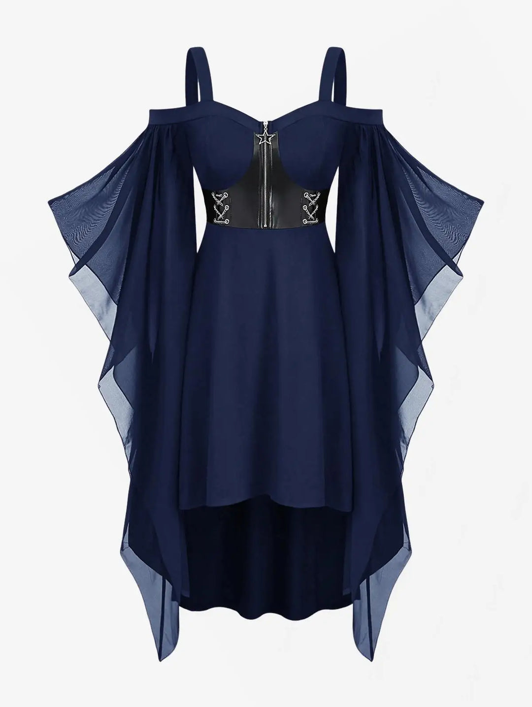 Butterfly Sleeve Plus Size Women's Costume Dress